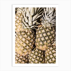 Pineapples On Bali Island Art Print