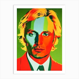 Mads Mikkelsen Colourful Pop Movies Art Movies Art Print