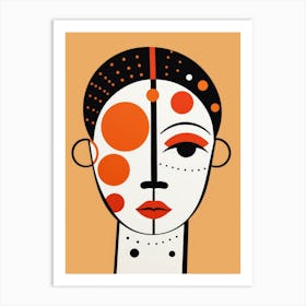 Face Of An African Woman Art Print