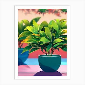 Potted Plants Art Print