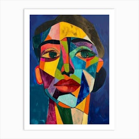 Abstract Portrait Of A Woman 39 Art Print