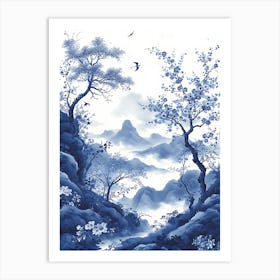 Chinese Landscape 1 Art Print