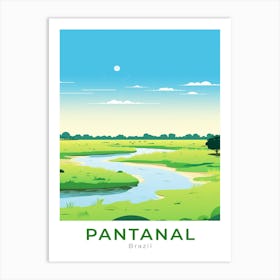 Brazil Pantanal Travel Art Print