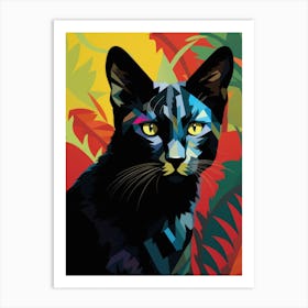 Cat In The Jungle Art Print