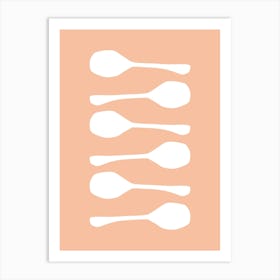 Minimalist Spoons Art Print