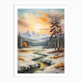 Winter Landscape 30 Art Print