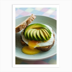 Avocado Toast 1 Art Print