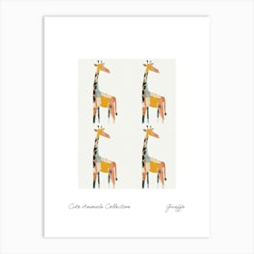 Cute Animals Collection Giraffe 2 Art Print