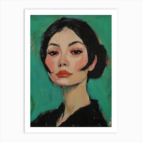 Portrait Of A Woman 596 Art Print