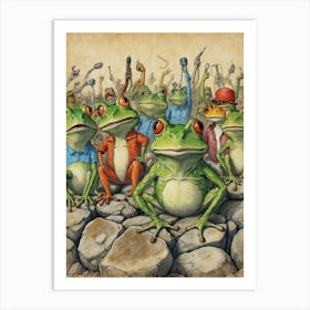 Frogs Art Print