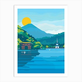 Nikko Japan 1 Colourful Illustration Art Print