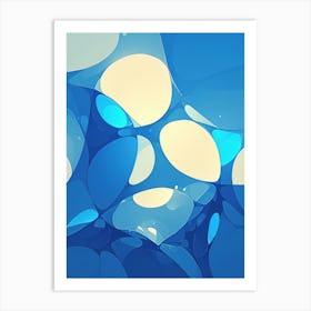 Abstract Blue 1 Art Print