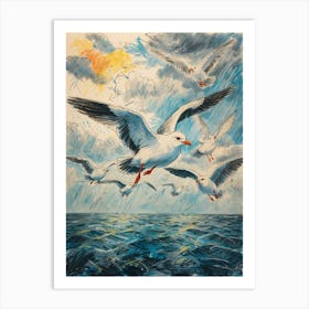 Seagulls Art Print