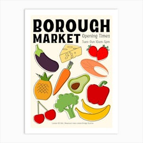 Borough Market Art Print