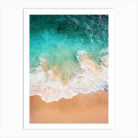 Beach - Beach Stock Videos & Royalty-Free Footage 13 Art Print