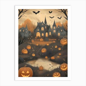 Halloween Pumpkins 13 Art Print