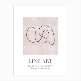 Line Art Abstract Collection 08 Art Print