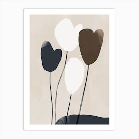 Soft Resonance Minimalist Style Art Print