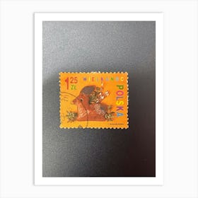 Welsh Postage Stamp 1 Art Print