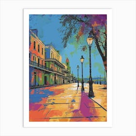 Jackson Square Retro Pop Art 3 Art Print