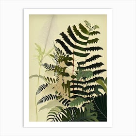 Chinese Brake Fern Rousseau Inspired Art Print