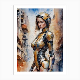 Ai Cyber Art Print