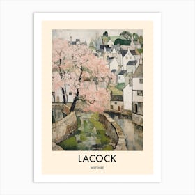 Lacock (Wiltshire) Painting 3 Travel Poster Art Print