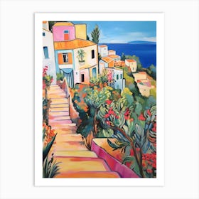 Algarve Portugal 1 Fauvist Painting Art Print