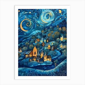 Starry Night 6 Art Print