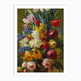 Tulips Painting 5 Flower Art Print