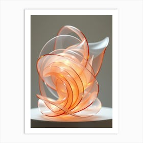 Glass Sculpture Art Print