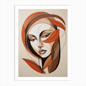 Abstract Of A Woman 5 Art Print