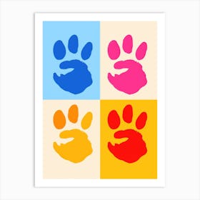 Paw Prints 1 Art Print