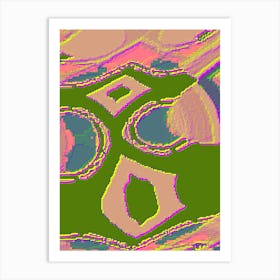 Pixel Art 3 Art Print