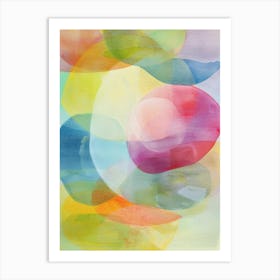 Abstract Watercolor Painting 57 Art Print