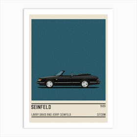 Seinfeld Car Art Print