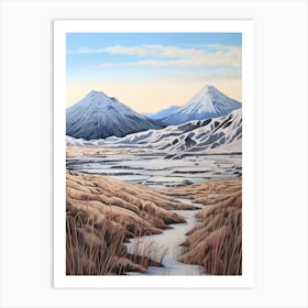 Tongariro National Park New Zealand 3 Art Print