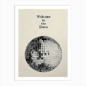 Disco Ball Art Print