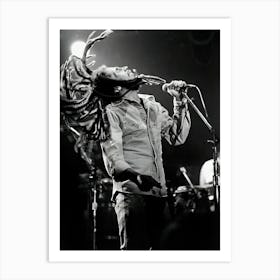 Jamaican Reggae Singer Songwriter Bob Marley Art Print