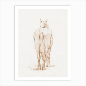 Standing Horse (1815), Jean Bernard Art Print