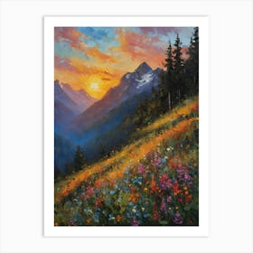 A Sunset Symphony Art Print