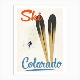 Ski Colorado Art Print