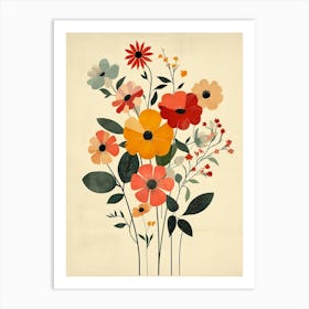 Flowers In A Vase 17 Art Print