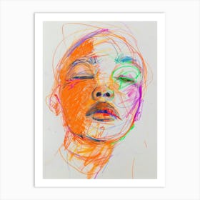 Portrait Of A Woman 217 Art Print