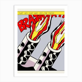 BRATATA 3/3 | LICHTENSTEIN DIGITAL REPLICA Art Print