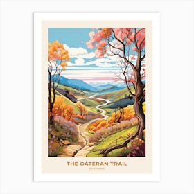 The Cateran Trail Scotland Hike Poster Art Print