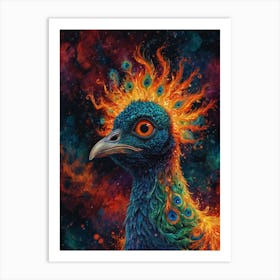 Peacock 10 Art Print