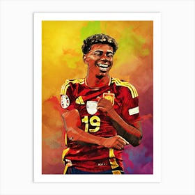 Lamine Yamal Spain Art Print