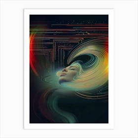 Space, dreamy, "A World Alone" Art Print