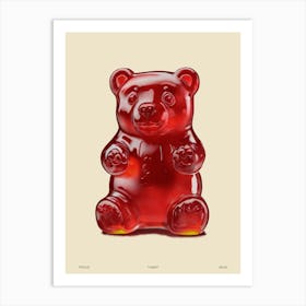 Proud Yummy Bear Lgbtq+ Art Print